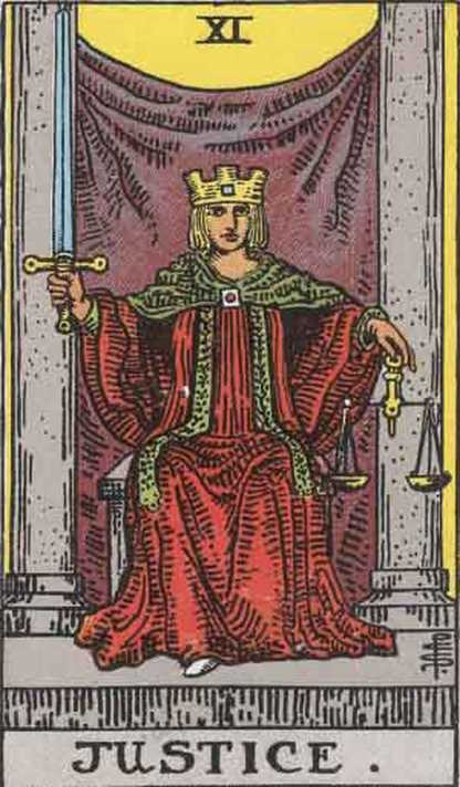 Justice Tarot Card