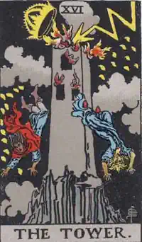 The Tower Tarot Card