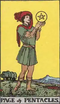 Page of Pentacles Tarot Card