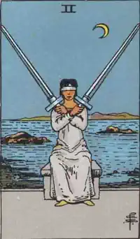 Two of Swords Tarot Card