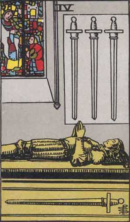 Four of Swords Tarot Card