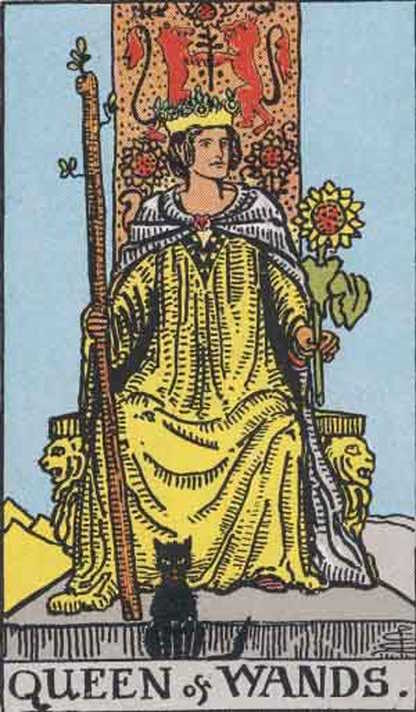 Queen of Wands Tarot Card