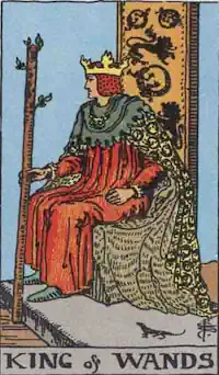 King of Wands Tarot Card